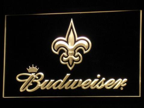 New Orleans Saints Budweiser LED Neon Sign